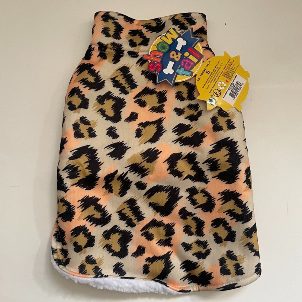 Show & Tail Leopard Print Dog Jacket